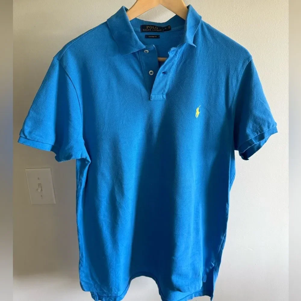 Polo Ralph Lauren Men’s Classic Fit Polo Shirt Turquoise Ocean Blue size Large